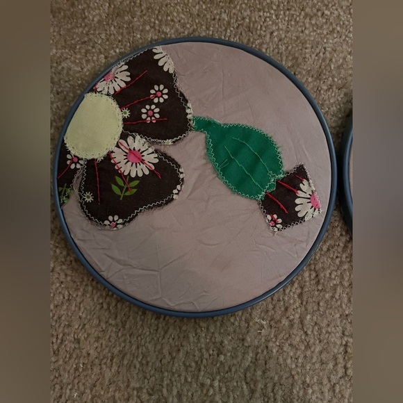 Floral Wall Embroidery Hoop Set - Picture 3 of 4